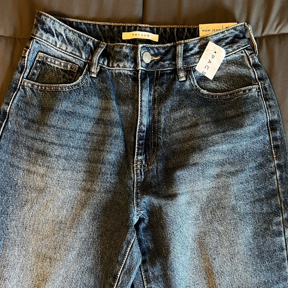 NWT PacSun Evan Blue Mom Jeans
